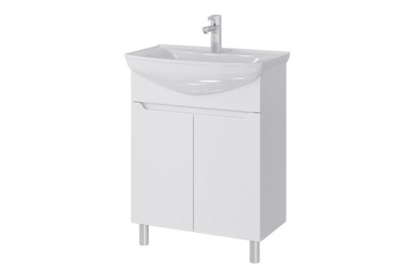 Floor stand Sanstar Bianca 238.1-1.5.1. 71.8 cm, frame color white, facade white