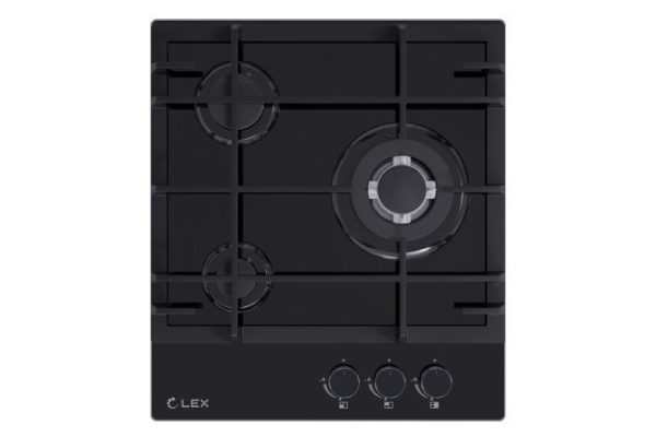 Gas hob LEX GVG 435 BBL, black 45 cm