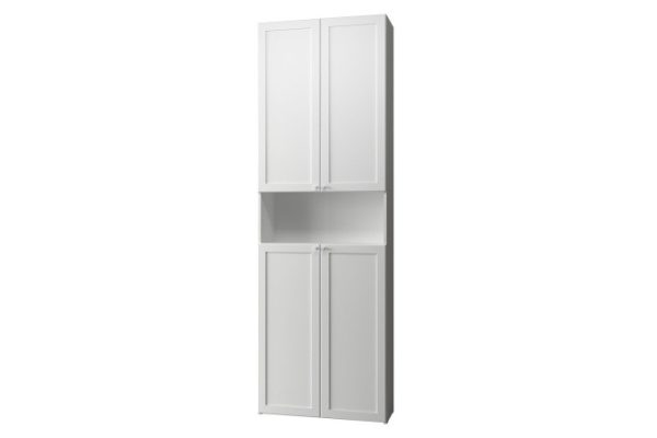Harris Evo bookcase with solid doors and shelf