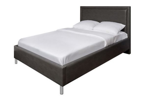 Bed with lifting mechanism Abel color brown 140x200 cm