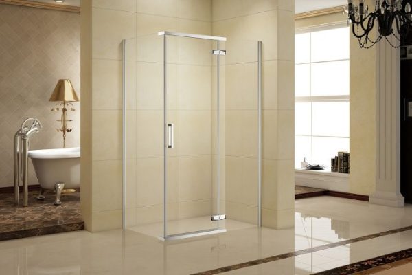 Wall-mounted shower enclosure AQUANET Logic RC1000 AE32-S-100x80U-CT