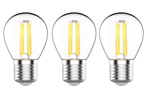 Set of LED lamps Gauss Basic Filament 1051226T, 3 pcs., 5.5W, E27, Neutral light