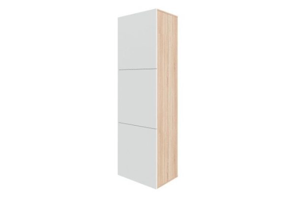 Wardrobe Oscar Moon 192x60 3 doors, Sonoma oak / white talc