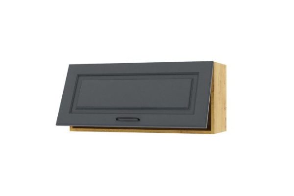 Marengo front for a cabinet with horizontal opening/high drawer 79.6x35.6 cm, Marengo color