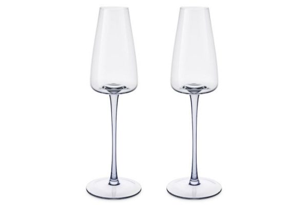 Set of glasses Hall Ashen for champagne 270 ml, Glass, 2 pcs.