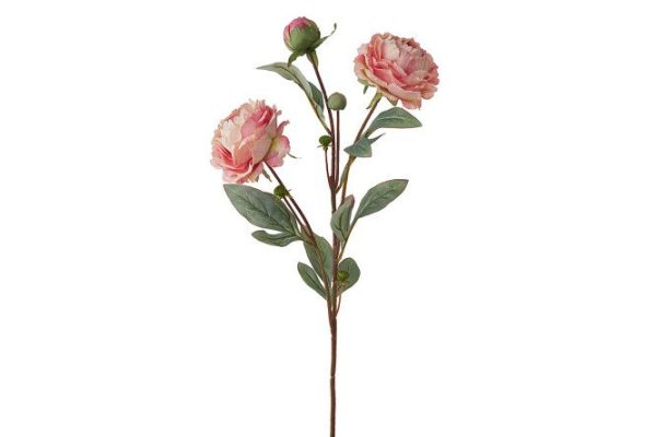 Artificial plant Peony 23x14 cm