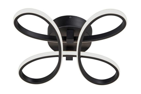 LED ceiling lamp VITALUCE V4646 11 sq.m., LED, 49 cm