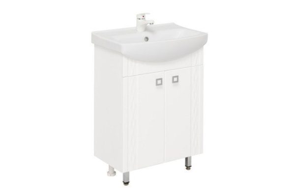 Floor stand ONIKA Liga 106134 56.4 cm, frame color white, facade white