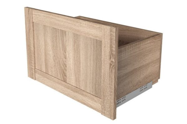 Box Oscar 59.6x38 cm, sonoma oak, push-to-open