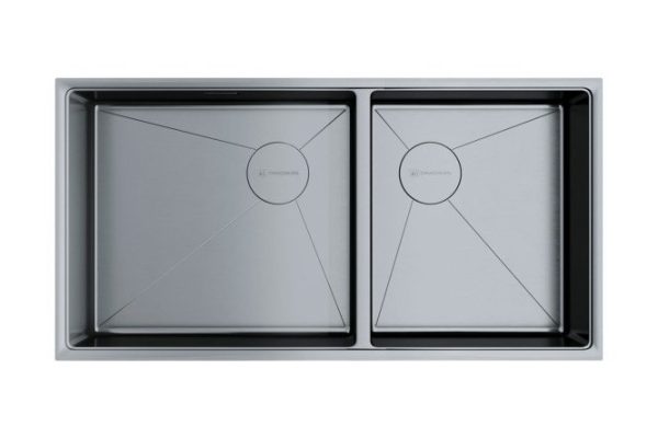 Inset sink OMOIKIRI Taki 85-2-LB-U/IF Side-IN 4997037 85x44x20 cm