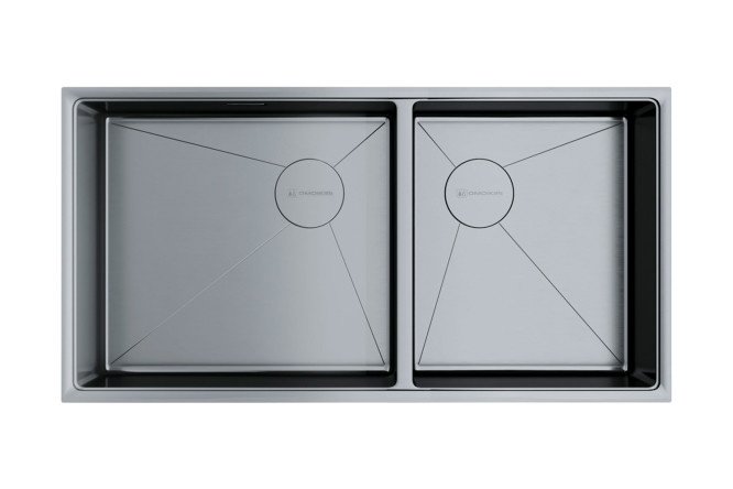 Inset sink OMOIKIRI Taki 85-2-LB-U/IF Side-IN 4997037 85x44x20 cm