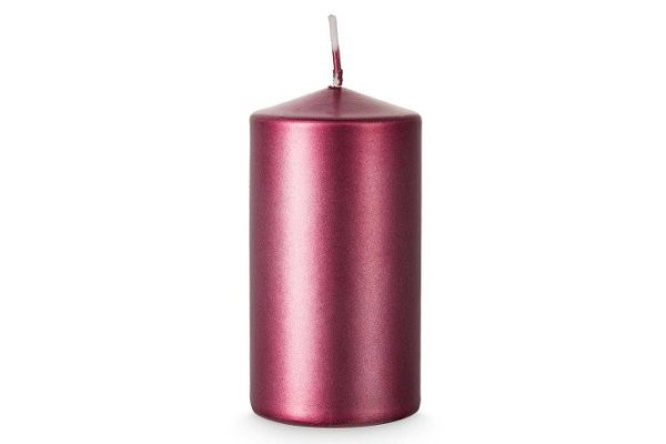 Pillar candle Hall 501643 varnished 10 cm, 1 pc.