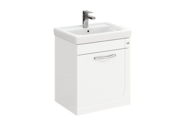 Hanging cabinet ONIKA Iris 105018 45.4 cm, frame color white, facade white