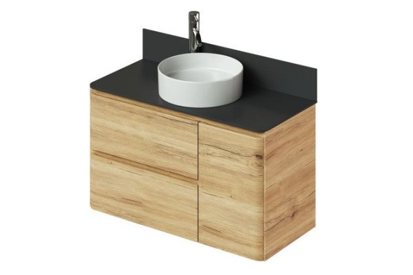 Hanging cabinet Roberto 99.5 cm, frame color mavella gold oak, facade color mavella gold oak