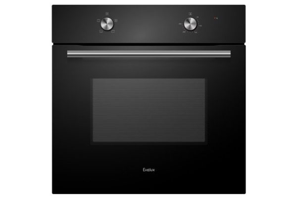 Electric oven EVELUX EO 610 B, black 59.5x59.5x57.5 cm