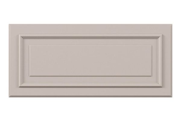 Front Olivia high drawer/cabinet with horizontal opening 79.6x35.6 cm, cashmere color