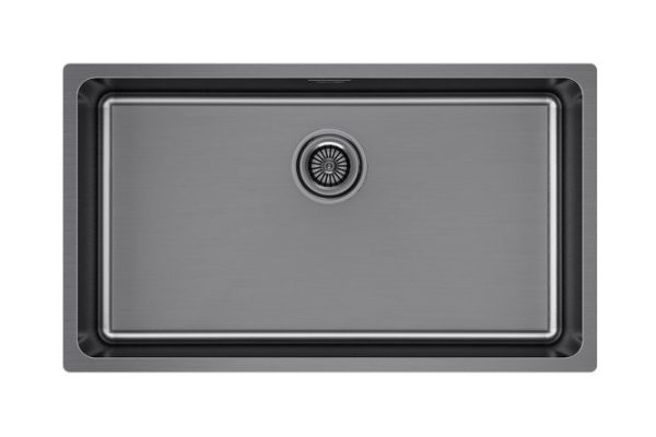 Inset sink Yuni 76 UNI YU76-GM 76x44x20 cm