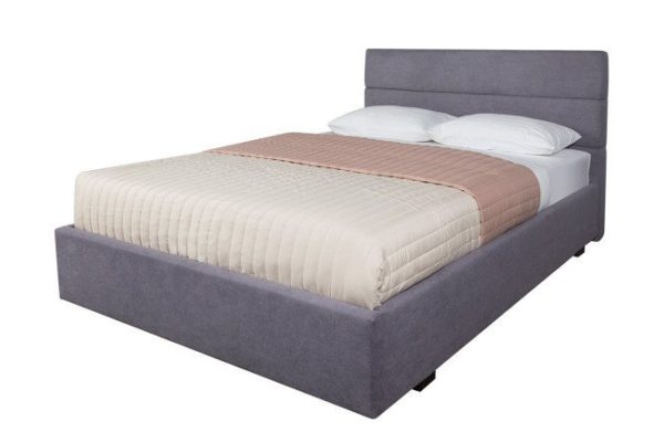 Bed with lifting mechanism Milton color dark gray 160x200 cm