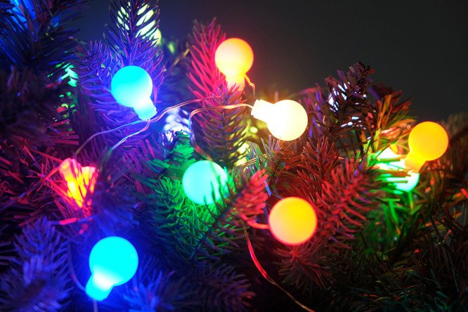 Electric garland Balls 6.4 m