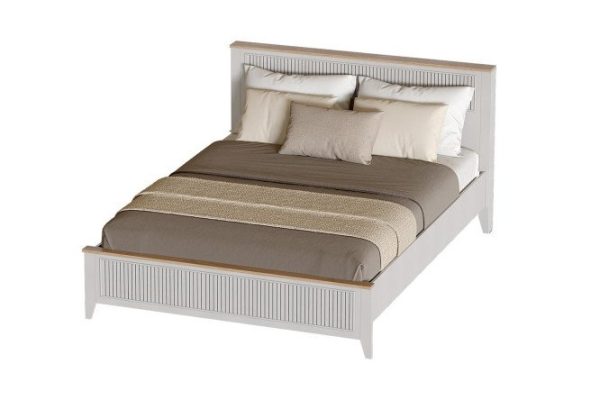 Valencia bed color Persian pearl, light natural oak
