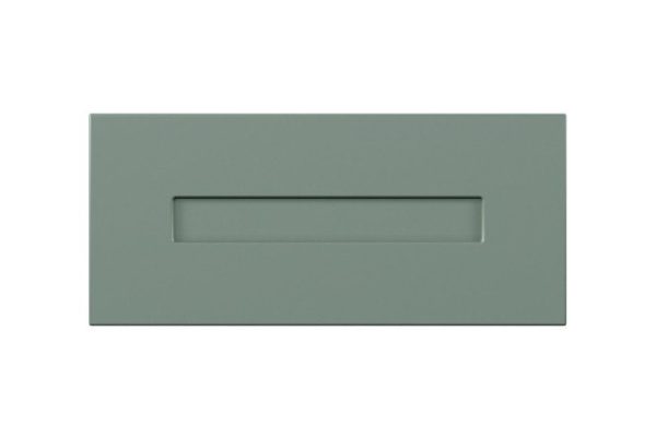 Front of a low drawer for a cabinet Sienna 39.6x17.6 cm, mint color