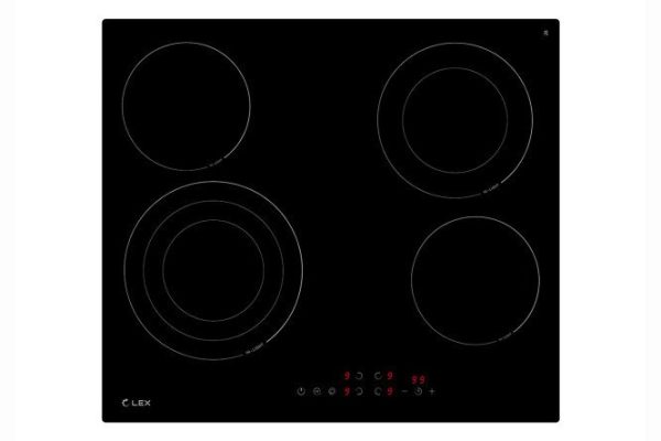 Electrical panel LEX EVH 6042 BL, black 59 cm