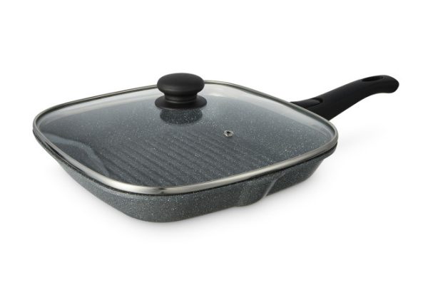 Grill pan with lid BERKRAFT Luna 26 cm
