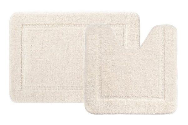 Set of Promo bathroom mats 65x45 cm, Microfiber
