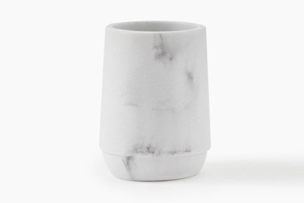 EVIO Nortmann glass for toothbrushes 8x10.5x8 cm, Polyresin