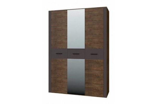 Cube wardrobe with mirror