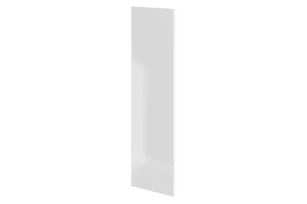 Decorative side wall Amika for floor-standing cabinets 35x72 cm, white gloss color