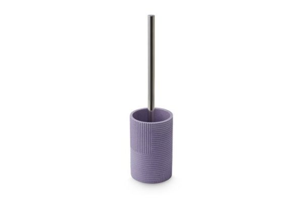 Toilet brush in Nevada stand 9.3x37x9.3 cm, Polyresin