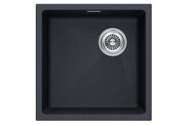 Undermount sink PAULMARK Lumi 45UNI-SKEW IT-GRANIT LU45SK-AN 45.5x44x21 cm