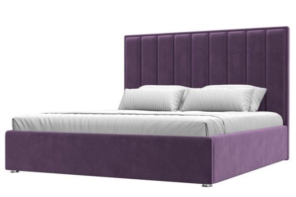 Bed with lifting mechanism Aphrodite color lilac 200x200 cm