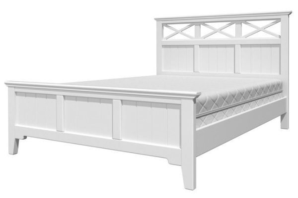 Double bed Grace 5 color white antique 140x200 cm