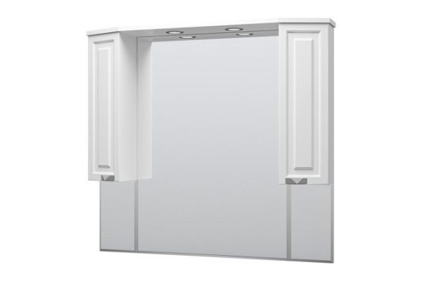 Mirror-cabinet Terra 110 P-Ter02110-011 with LED lighting 110x100x21 cm, Universal