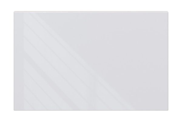 City decorative panel for wall-mounted and floor-standing cabinets, height 57.6x36 cm, white gloss color