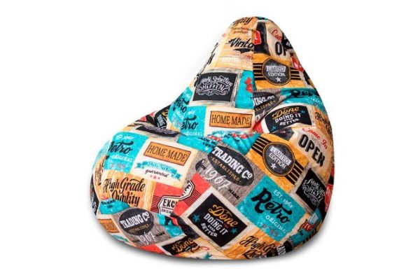 Bean bag chair pear Label 3XL (Mega)