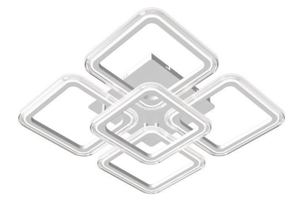 Chandelier SCHAFFNER Vento 16 sq.m., LED, 52.5 cm