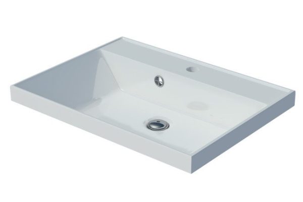 Bathroom sink Classic 2911020335 Semi-built-in, 50x11x35 cm