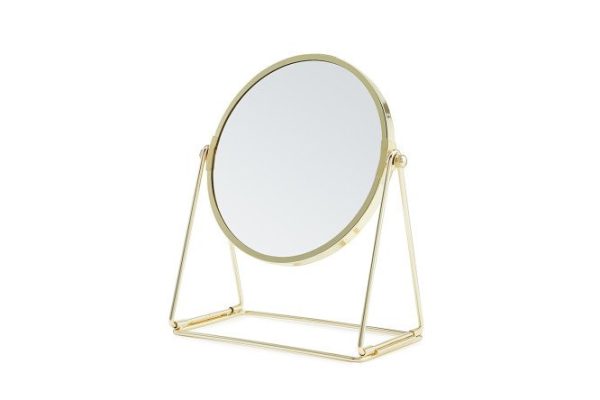 Cosmetic mirror BERKRAFT Deco Tabletop, 20x23x10 cm