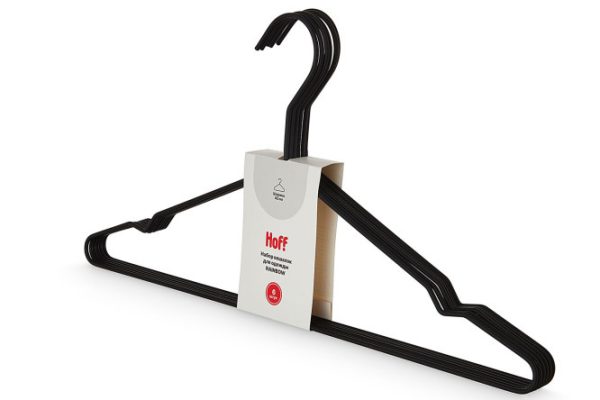 Rainbow clothes hanger set 6 pcs.