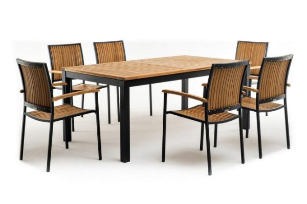 Dining set for garden and cottage London for 6 persons