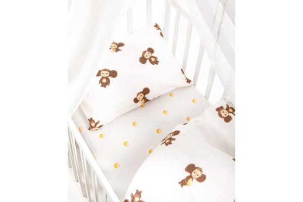 Children's bedding set Baby Cheburashka Ushastik Cotton, 110x140 cm