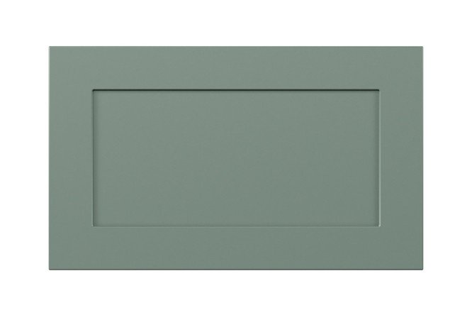 Front for a high drawer/cabinet with horizontal opening Sienna 59.6x35.6 cm, mint color