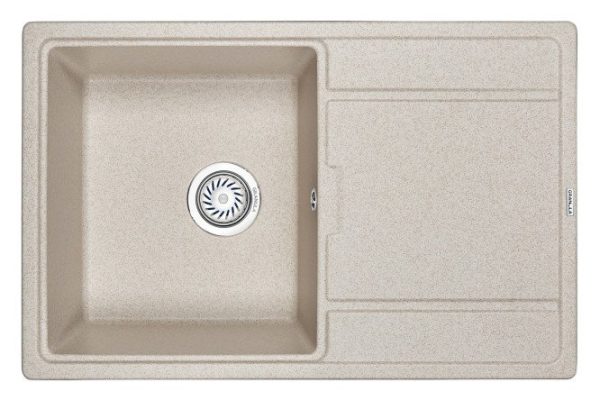 Inset sink with drainer GRANULA 7804 78x50x20 cm