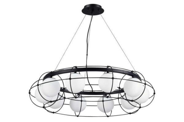 Hanging chandelier ST LUCE Beat 18 sq.m., 80.9x19.7x80.9 cm, G9