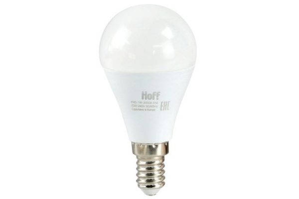 LED lamp Hall 7W, E14, Warm