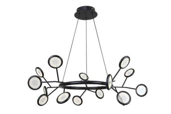 Hanging chandelier Mugs 19 sq.m., LED, 74 cm