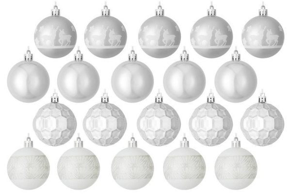 Set of Christmas balls Hall HTP240313-22 20 pcs.
